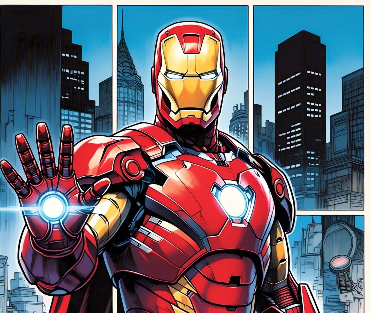 iron man drawing